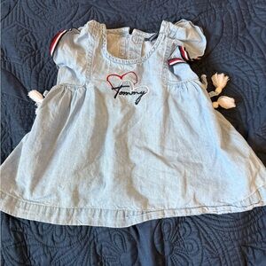 Tommy Hilfiger Light Blue Kids Dress